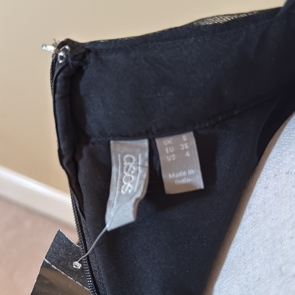 Ballgown by ASOS. Size 4. Black. - Picture 7 of 7